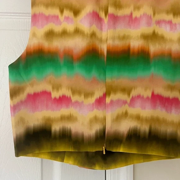 Lela Rose Multicolor Tie-Dye Tank Top